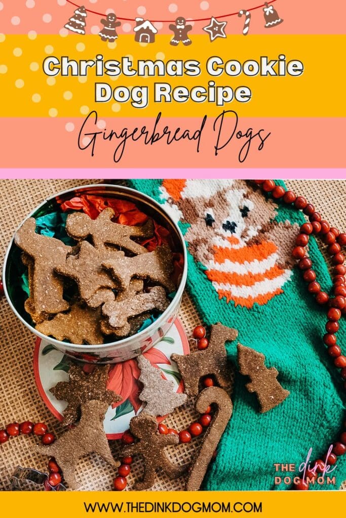 Pin for Christmas dog cookies recipe