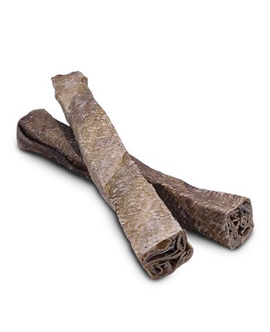 rolled fish skin dog chew