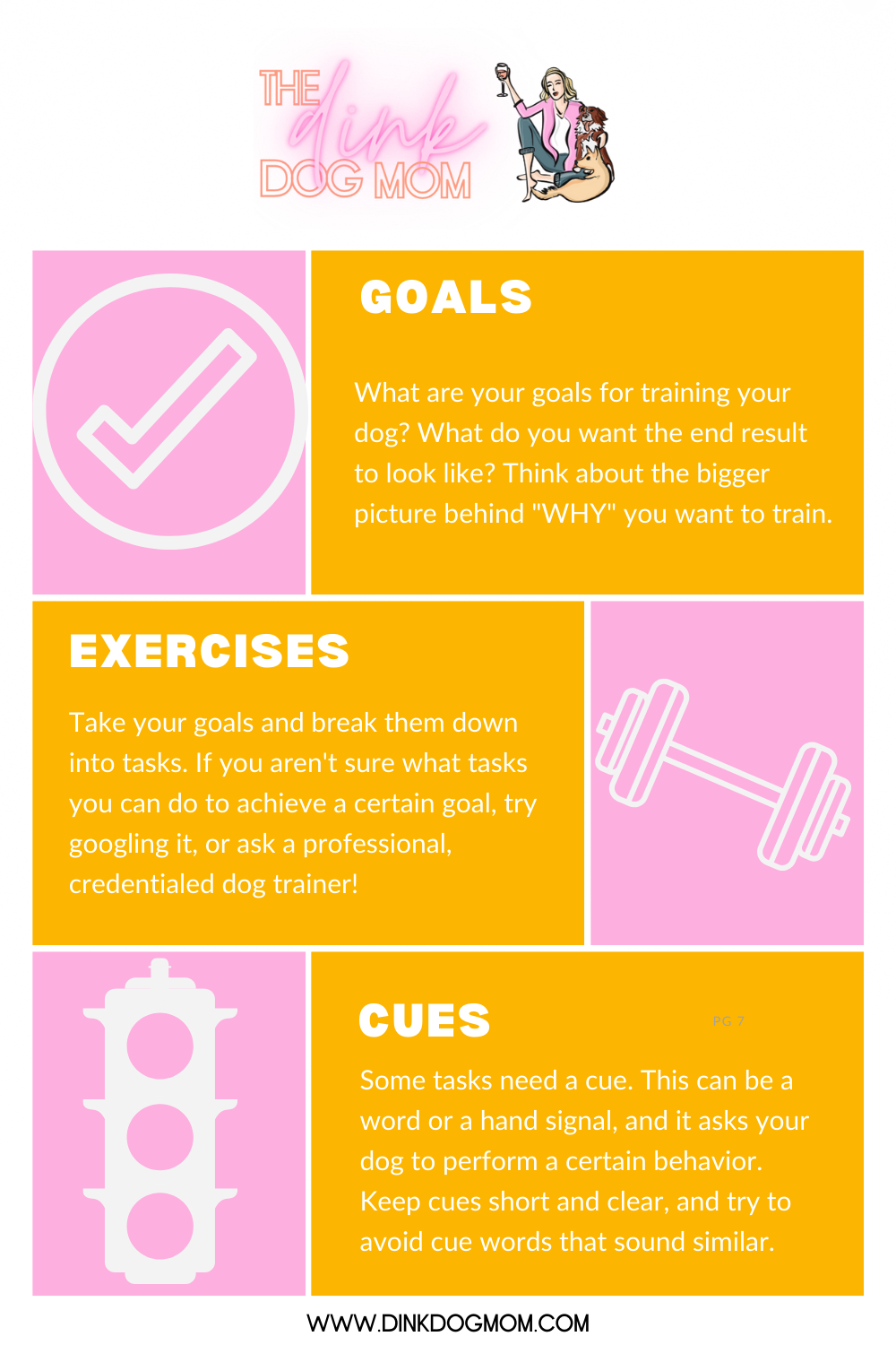 Dog Training Plan Template - The DINK Dog Mom
